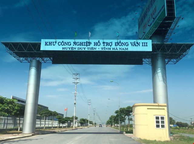 Đầu tư gần 1.300 tỷ đồng xây dựng kết cấu hạ tầng khu công nghiệp Đồng Văn III