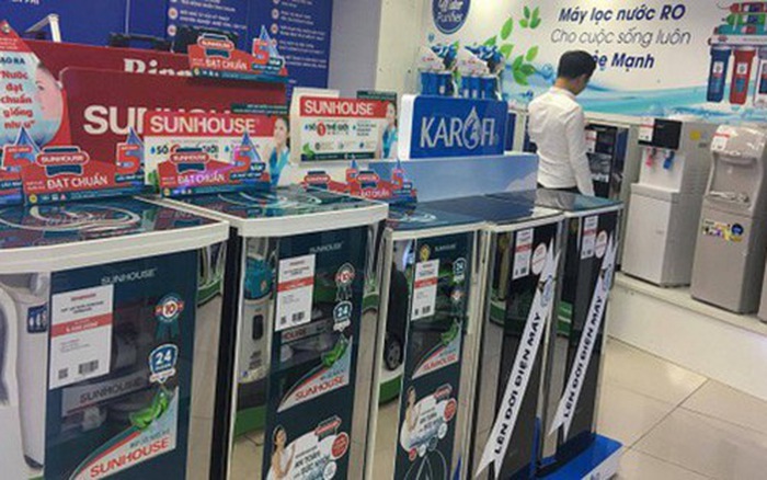 Sự cố nước sông Đà khuấy động thị trường máy lọc nước