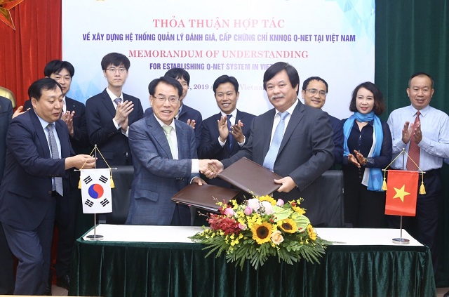 Tổng cục GDNN hợp tác với HRD Hàn Quốc xây dựng hệ thống quản lý kỹ năng nghề quốc gia.