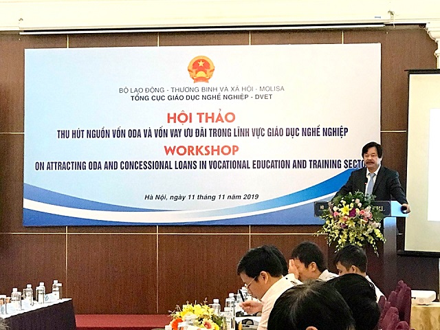 Hội thảo “Thu hút nguồn vốn ODA và vốn vay ưu đãi trong lĩnh vực giáo dục nghề nghiệp”