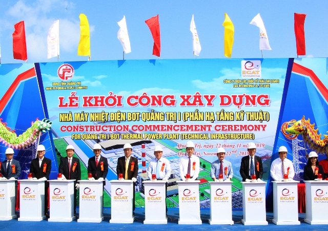 Khởi công xây dựng Nhà máy nhiệt điện BOT Quảng Trị I