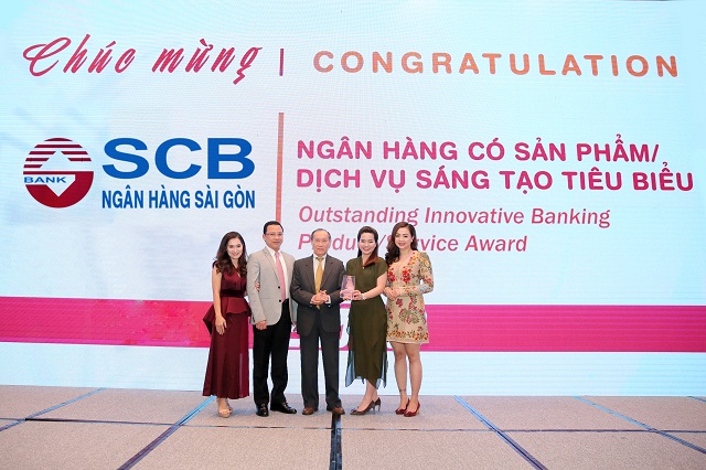 SCB lần thứ 3 nhận giải “ngân hàng có sản phẩm dịch vụ sáng tạo tiêu biểu” của IDG