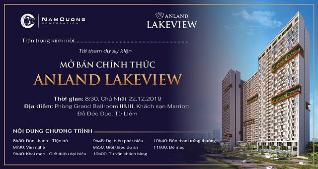 Tập đoàn Nam Cường tổ chức Lễ Mở bán chính thức dự án Anland Lakeview