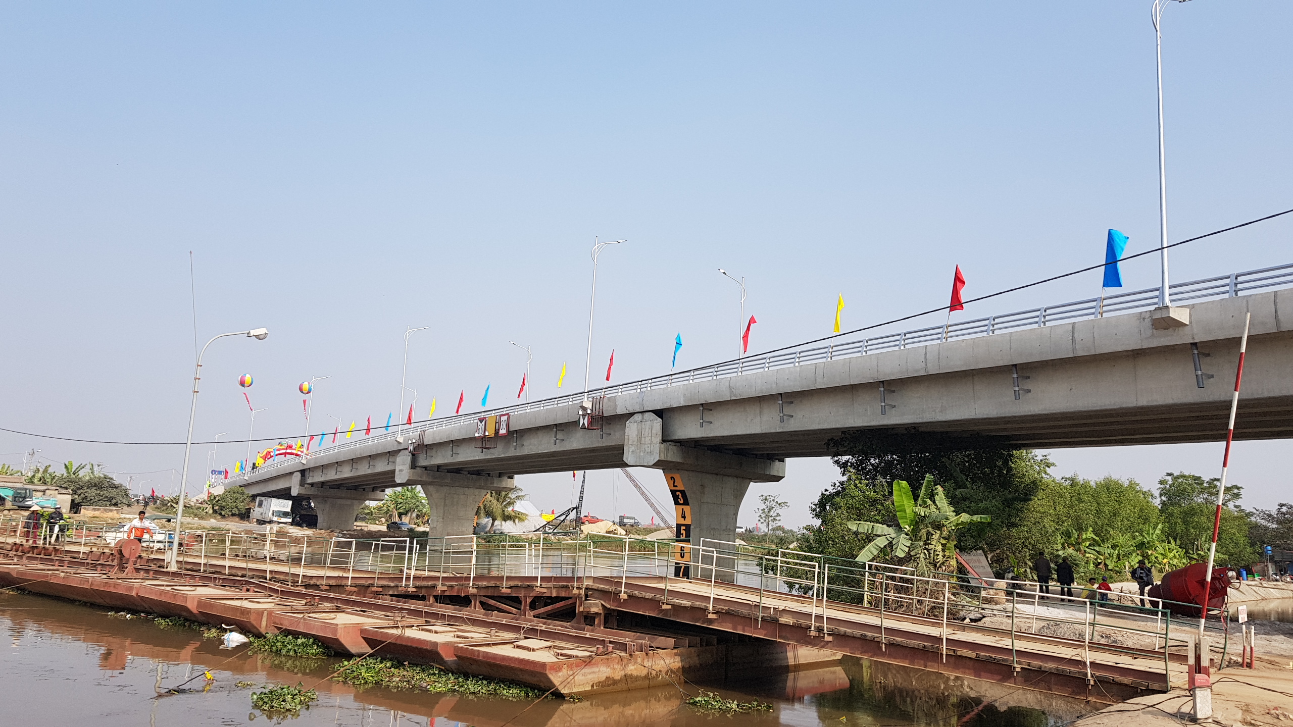 Khánh thành cầu sông Hóa: Sau hơn 7 tháng thi công