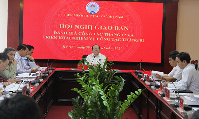 Hội nghị đánh giá công tác tháng 12/2019 và triển khai nhiệm vụ tháng 1/2020