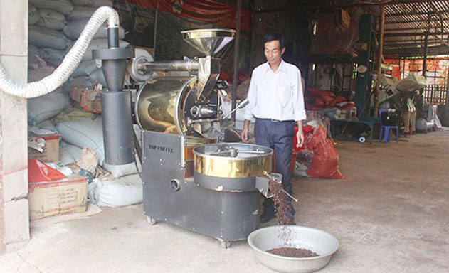 Nâng cao giá trị cà phê bằng cách chế biến an toàn