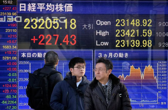 S&P 500 lập kỷ lục, chứng khoán châu Á tăng vọt