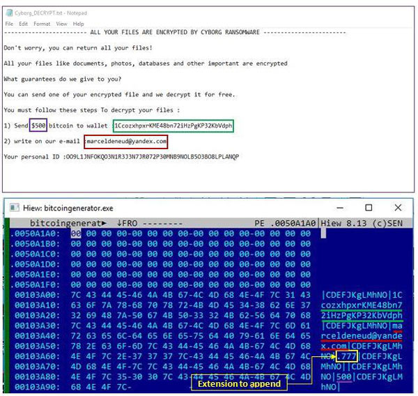 Xuất hiện email thông báo cập nhật Windows từ Microsoft giả mạo chứa mã độc tống tiền Cyborg