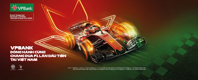 VPBank giảm 5% giá và tặng vé cho khách hàng dự giải đua xe F1 Việt Nam Grand Prix