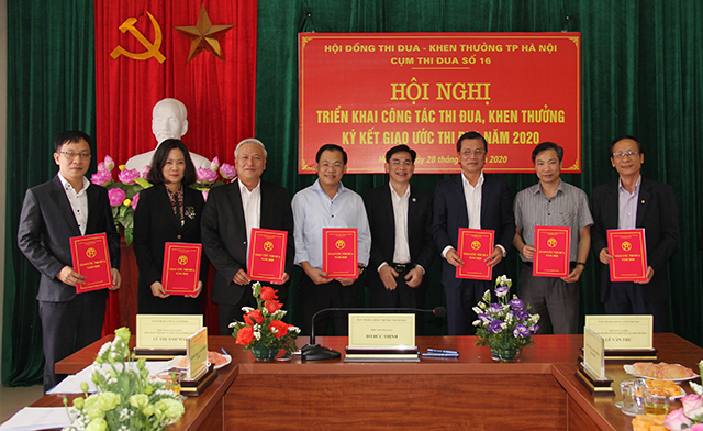 Hội nghị triển khai công tác thi đua khen thưởng, ký kết giao ước thi đua năm 2020