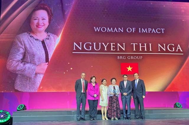Chủ tịch Tập đoàn BRG Nguyễn Thị Nga được vinh danh Nữ doanh nhân có tầm ảnh hưởng lớn khu vực ASEAN