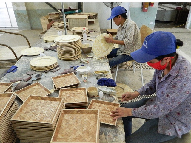 Xuất khẩu mây tre tăng trưởng mạnh
