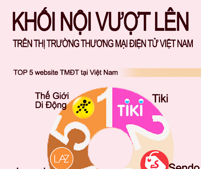 Khối nội trỗi dậy trên thị trường thương mại điện tử Việt Nam