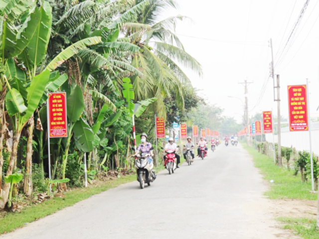 'Cánh chim đầu đàn' trong xây dựng NTM ở Tiền Giang