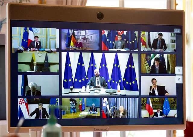 Dịch COVID-19: Lãnh đạo EU thông qua gói hỗ trợ 540 tỷ euro