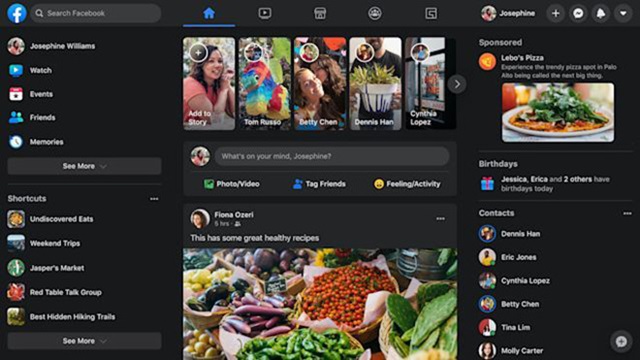 Facebook cập nhật giao diện mới trên toàn cầu