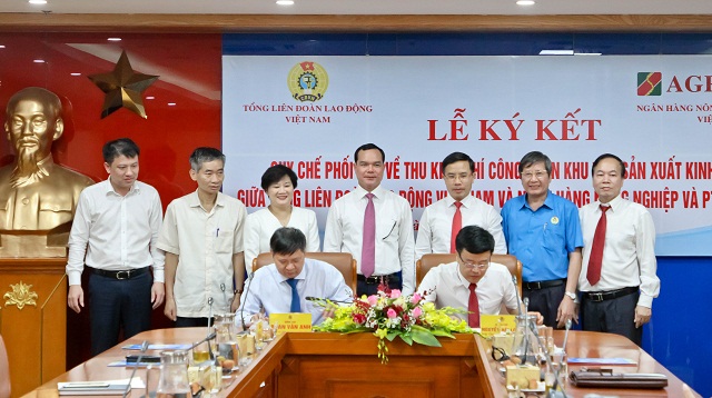 Agribank và Tổng Liên đoàn Lao động Việt Nam ký kết Quy chế hợp tác toàn diện