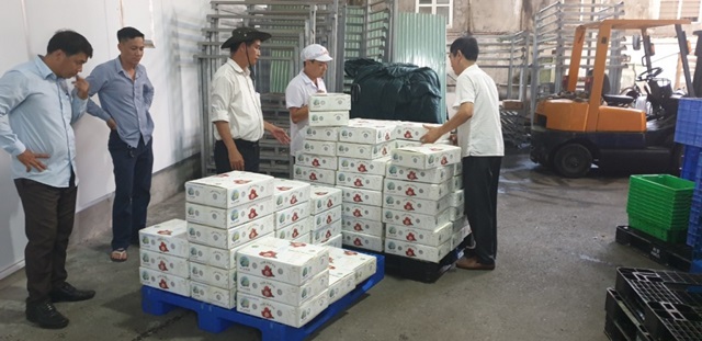 2 tấn vải thiều đầu tiên xuất sang Nhật tiêu thụ hết trong 1 ngày