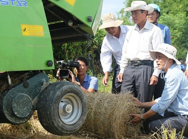 Thừa Thiên - Huế: Không để ô nhiễm môi trường vì đốt rơm rạ sau thu hoạch