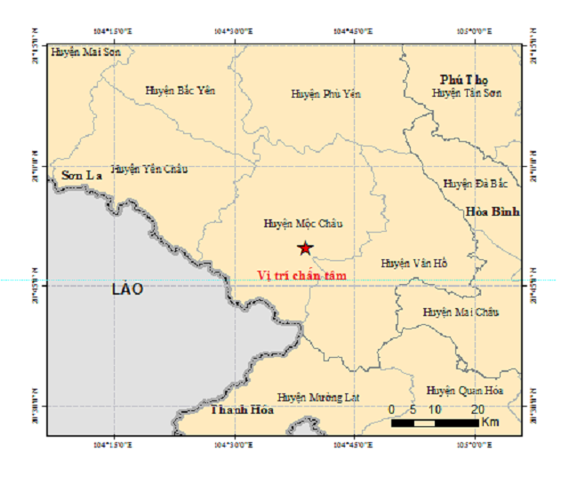 Động đất mạnh 5,3 độ richter ở Sơn La, Hà Nội rung lắc