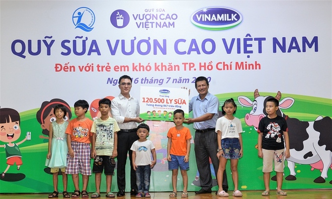 <p class="Normal">
Đây cũng là 1 trong 10 trung tâm bảo trợ xã hội và các cơ sở nuôi dưỡng trẻ em mồ côi, khuyết tật, trẻ em có hoàn cảnh khó khăn của Tp.HCM được Quỹ sữa Vươn cao Việt Nam và công ty Vinamilk hỗ trợ sữa năm nay.</p><p class="Normal">Trong năm 2020, Quỹ sữa Vươn cao Việt Nam trao tổng cộng 1,7 triệu ly sữa cho trẻ em khó khăn, có hoàn cảnh đặc biệt ở 27 tỉnh thành trên cả nước với tổng giá trị hơn 12,5 tỷ đồng. Tính đến nay, Quỹ sữa đã trao tặng hơn 37 triệu ly sữa tương đương khoảng 163 tỷ đồng, giúp hơn 460 ngàn trẻ em khó khăn nhận được chăm sóc về dinh dưỡng tốt hơn, tạo tiền đề cho sự phát triển thể chất và trí tuệ toàn diện của các em trong tương lai.</p>