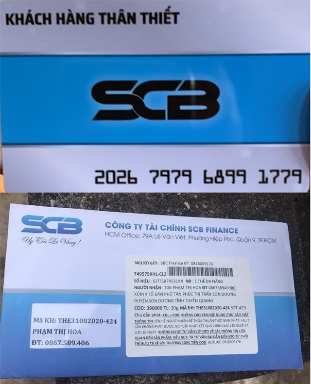 SCB cảnh báo thủ đoạn mạo danh nhân viên ngân hàng để lừa đảo mở thẻ tín dụng giả