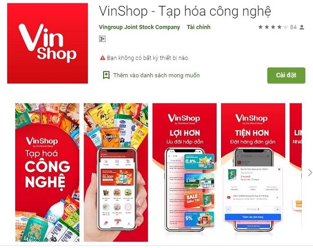 Tung app VinShop, Vingroup muốn kết nối thị trường bán lẻ?
