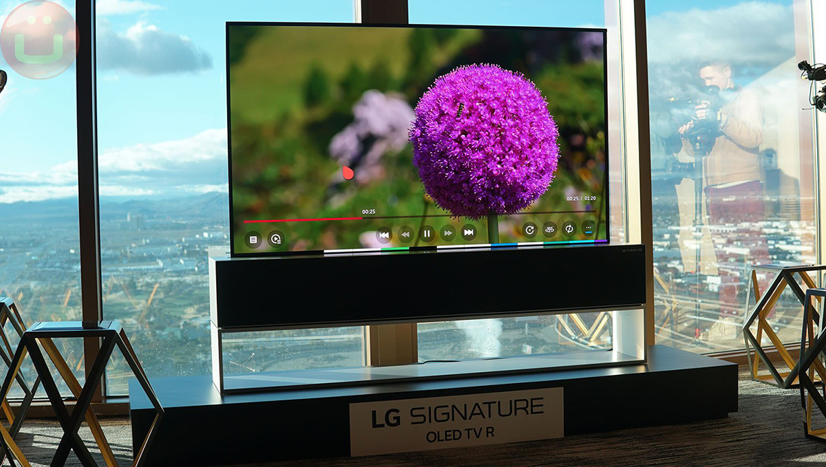 LG sẽ giới thiệu tivi đầu tiên trên thế giới có thể cuộn lại trong tháng Mười