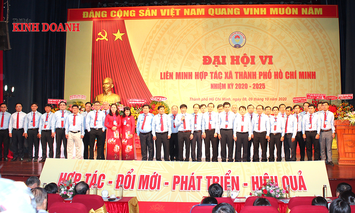 Đại hội khóa VI Liên minh HTX TP.HCM: Hướng tới mục tiêu trên 70% HTX khá, giỏi