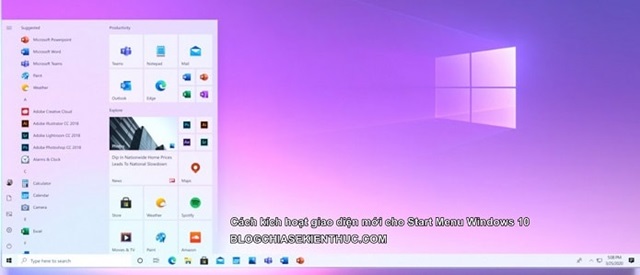 Ra mắt bản cập nhật Windows 10 với giao diện Start Menu hoàn toàn mới