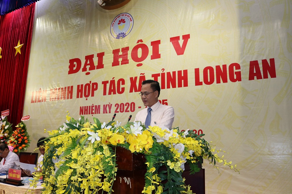 Đại hội V Liên minh HTX tỉnh Long An: Tập trung xây dựng các HTX phát triển theo chuỗi giá trị bền vững