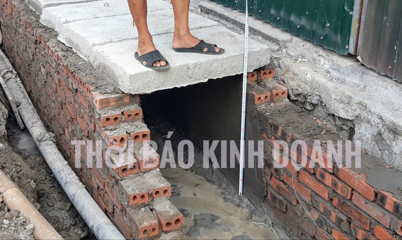 Thủy Nguyên, Hải Phòng: Nhiều 'sạn' tại công trình nâng cấp đường trục trước cửa nhà văn hóa thôn Nam, xã Phục Lễ
