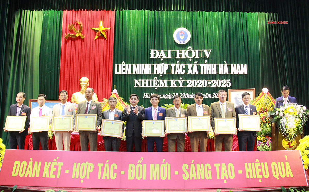 Đại hội V Liên minh HTX tỉnh Hà Nam: Phát triển KTTT, HTX tương xứng với tiềm năng của tỉnh Hà Nam