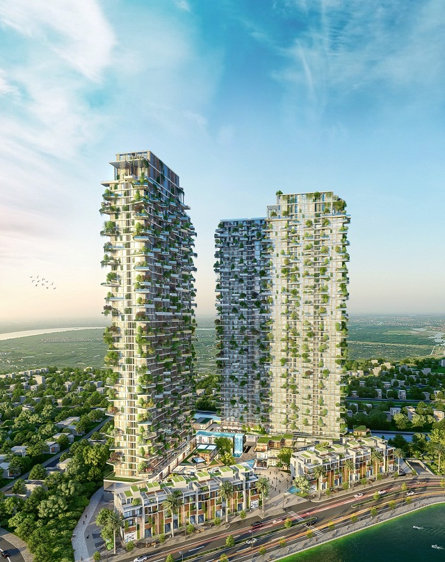 Tạp chí danh tiếng của Mỹ dành vị trí nối bật trang chủ viết về tòa tháp xanh cao nhất của Việt Nam