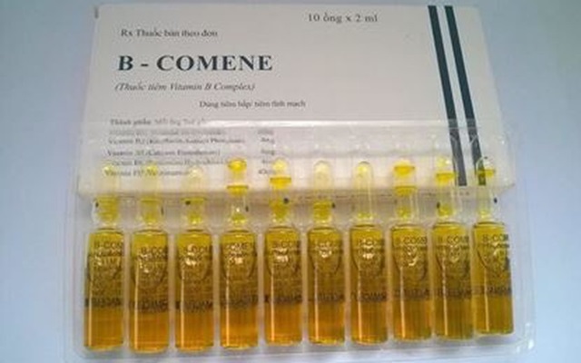 Thu hồi toàn quốc lô thuốc tiêm B - COMEN vi phạm chất lượng