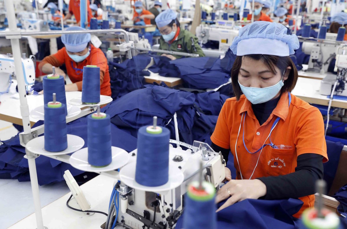 Ngành dệt may, da giầy thu hàng tỷ USD trong tháng 1