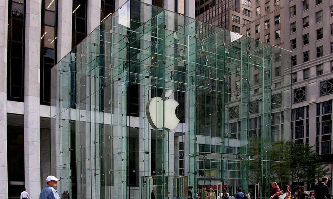 <p>
<strong>4. Apple (Hoa Kỳ) - 13,91 tỷ USD</strong><br /><br /><em>Apple vẫn là một trong những công ty trả cổ tức lớn nhất.  Wikimedia </em></p>