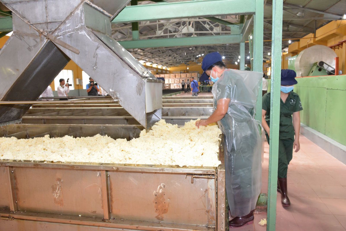 3 tháng, xuất khẩu cao su tăng 116,6% về trị giá
