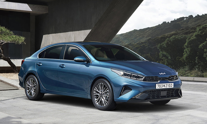 Kia Cerato 2022 lộ diện tại Hàn Quốc