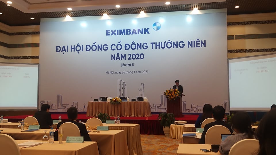 ĐHĐCĐ Eximbank: Lại bất thành do gần 55% cổ đông không thông qua quy chế đại hội