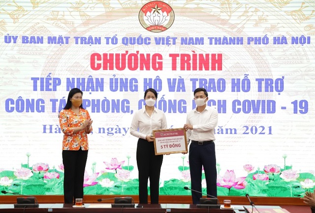 Agribank ủng hộ các địa phương phòng chống dịch Covid-19