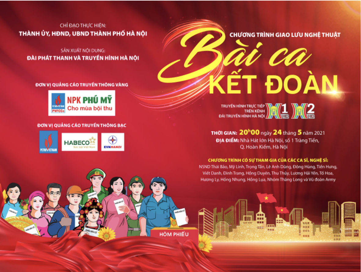 Hân hoan chào đón ngày hội Bầu cử toàn dân với chương trình giao lưu nghệ thuật: “Bài ca kết đoàn”