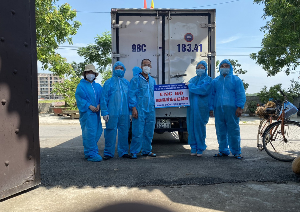 Liên minh HTX tỉnh Bắc Giang: Hơn 500 triệu chung tay ủng hộ Quỹ phòng chống Covid-19