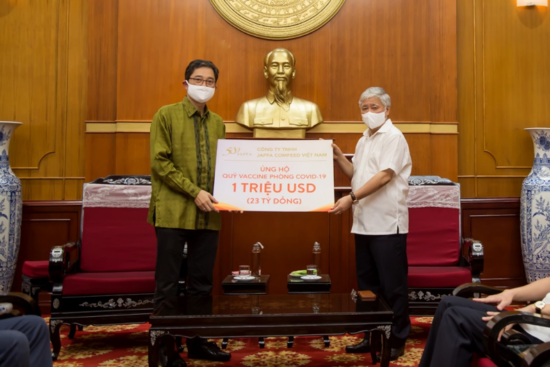 Japfa Việt Nam ủng hộ 1 triệu USD vào Quỹ vaccine phòng chống Covid-19