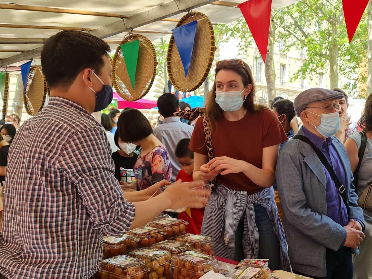 Vải thiều Việt định danh thương hiệu ở trời Tây