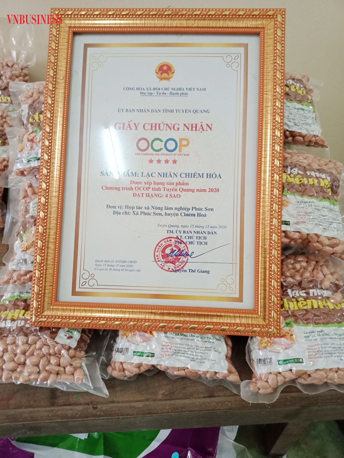 OCOP nâng chất cho các HTX tỉnh Tuyên Quang (Bài 2): 'Bệ phóng' cho thương hiệu lạc Chiêm Hóa