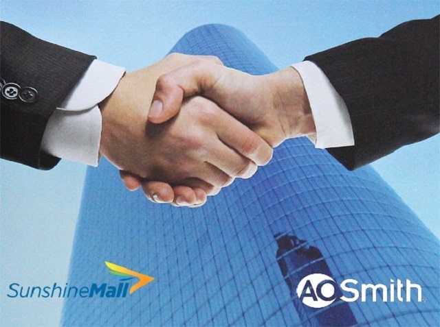 Sunshine Mall 'bắt tay' A.O.Smith mang lại giá trị cho người tiêu dùng