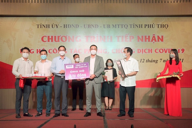 Đã tiếp sức hơn 150 tỷ đồng, bản đồ chống dịch, thiên tai… của FLC tiếp tục mở rộng