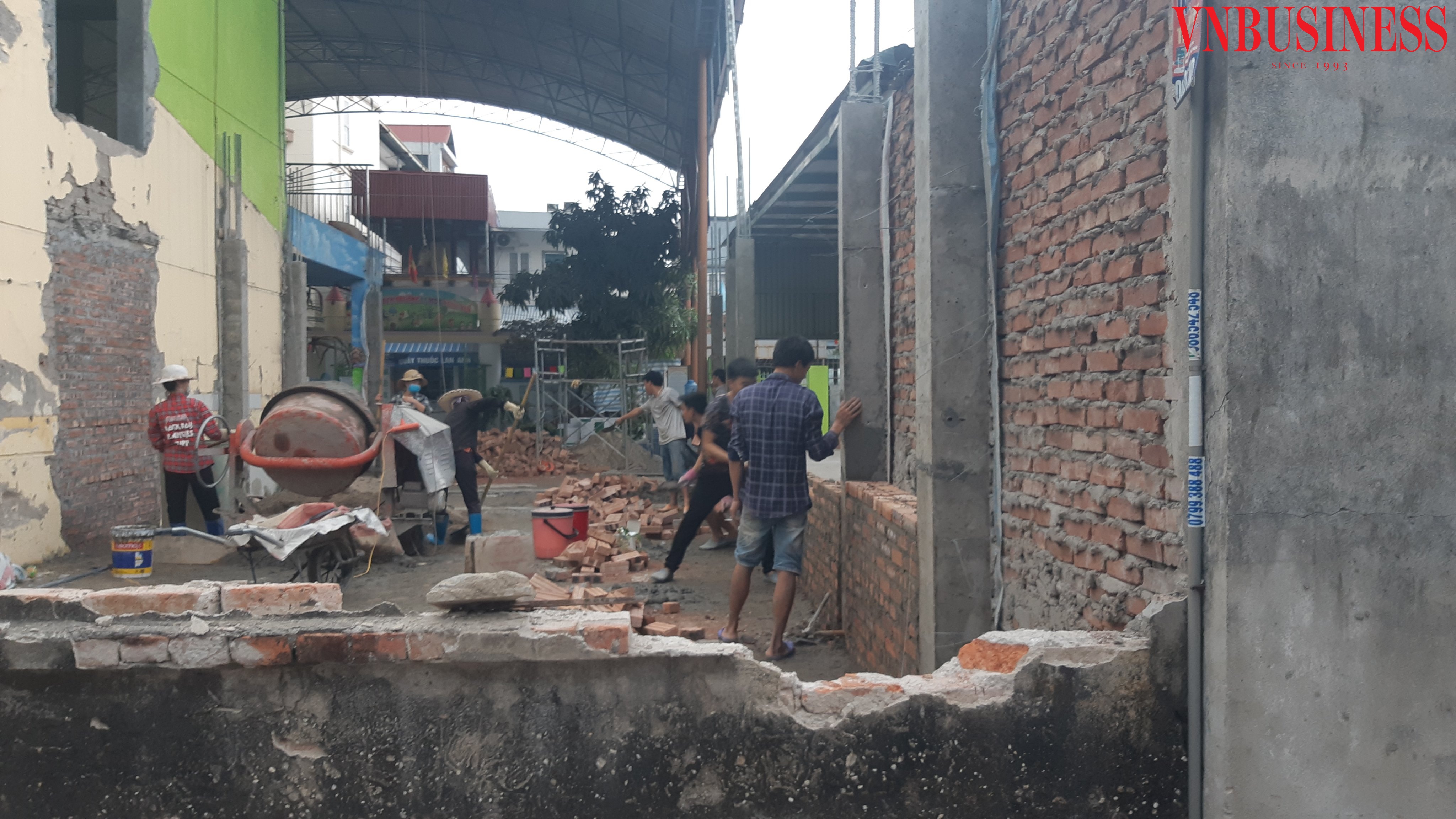 Hải Phòng: Trường mầm non An Đồng 2 thi công trước khi tổ chức đấu thầu