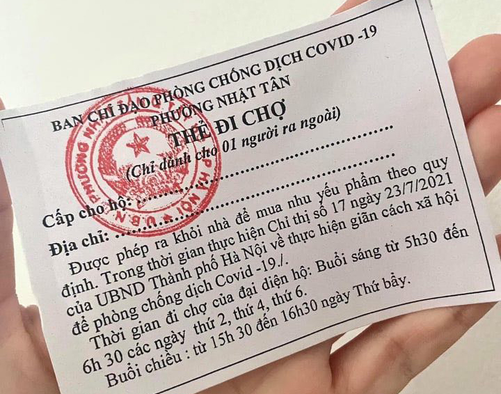 Tùy tình hình địa phương, linh hoạt 1 thẻ có thể đi nhiều chợ truyền thống